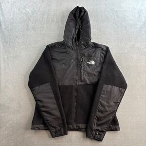 The North Face Jacket Women's Medium Black Denali Hike Climb Camp Outdoors